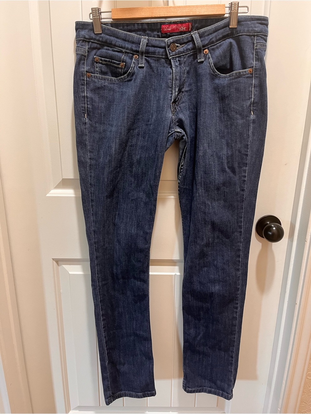 Levi's Too Super Low 524 Skinny Blue Jeans Women's/Juniors - 11 Medium